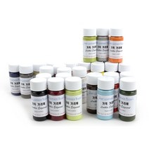 가죽공예 - 기리메 엣지코트 (무광-국산) 용량40ml 안전확인대상생활화학제품 환경부 승인, 버건디 527