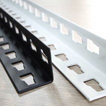 스피드랙 경량(1.6t) 기둥 600~2400mm 시리즈, 2400mm(일체형), 블랙, 1개