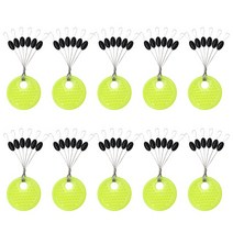 10 그룹 세트 고무 공간 콩 바다 잉어 플라이 낚시 블랙 타원형 스토퍼 플로트 피스, 02 olive   M