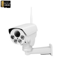 열화상카메라 적외선카메라 적외선 무선 보안 IP 와이파이 PTZ 자동 줌 SD 카드 사람 감지 IR Sonyimx335 HD 3G 4G SIM, 없음, 20.5MP-WIFI-128GB - 미국 플러그-2.7