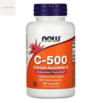 나우푸드 C 500 아스코르브산칼슘 C 캡슐 옵션확인필수, 100 개, 1개, 캡슐 100정