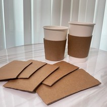 (컵홀더) 8온스 무지 컵홀더 100개 테이크아웃컵