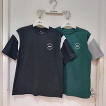 여름신상 배색 셋업 티셔츠 232B1328