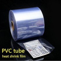 공업용포장랩 PVC 열 수축 파이프 투명 멤브레인 플라스틱 핫 필름 포장 튜브 0.5-1.5kg 0.05mm 팩 공급 시트, 1.5kg, 폭 38cm, [16] Width 38cm