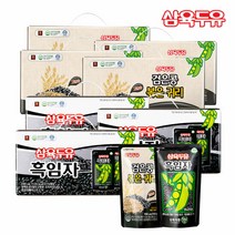 [삼육두유] 검은콩 볶은귀리 60팩 + 흑임자 두유 45팩(총105팩), 단품