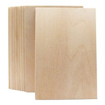 나무판 원목 재단 판재 얇은 합판 목자재 빈미완성 목재 보드 직사각형 나무 슬라이스 DIY 재료 건물 조, 01 10x15cm_01 2MM