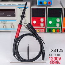 오실로스코프 용 100MZH 300MHZ 500MHZ 프로브 Dso138 악어 클립이있는 Fnirsi 1013d 감쇠기 1X 10X X100, 08 TX3125 1pcs