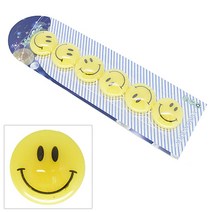 스마일마그넷 문구자석 원형자석 냉장고자석