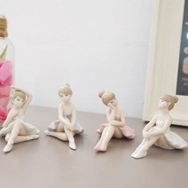 발레학원 인테리어소품 세라믹인형 4p 가게오픈선물