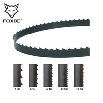 가성비 좋은 FOXBC 2PCS Scheppach 1486/2095/2369/2895/3430mm 용 Bandsaw 블레이드 6 TPI 6.5MM 너비 탄, 02 0.5mm_04 2895MM