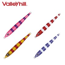 거상코리아 발리힐 드래곤Q 메탈 슬림 130g 갈치 루어 지그 지깅, 선택완료, 06골드레드스트라이프-208763