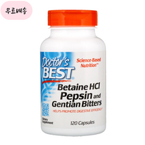 닥터스베스트 베타인 HCL 펩신 120정 1통 식이보충제, 1개