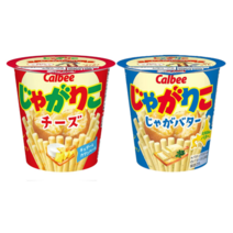 [일본 과자] 가루비 자가리코 쟈가리코 치즈 감자버터 2종 55g, 2.감자버터맛, 1개