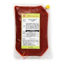 [먹깨비네] 아워홈 쫄면양념장 2kg 대용량, 1팩