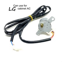 스텝모터 스테핑모터 리니어스테이지 엑츄에이터 전기 스테핑 기어 모터 24byj48 12v dc 스테퍼 모터 diy 크리스탈 에어컨 스윙 플랩 수리 부품, 약 80cm 와이어