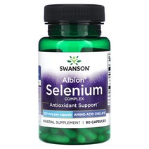 스완슨 Swanson Albion 셀레늄 복합체 200mcg 캡슐 90정