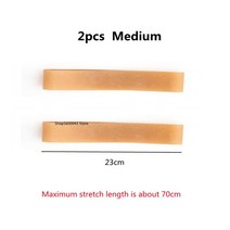 도예체험 취미 2pcs 석고 금형 붕대 탄성 고무 밴드 그라우팅 스트랩 고정 소 가죽 Tendon 도자기 도구, [02] 2pcs Medium