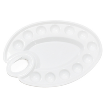 수채화용품 팔레트 물통 미술용품, 07 단아미 엄지원형팔레트