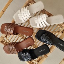 리리핑크 라탄 벨트 매듭 샌들 슬리퍼 LIS23BA308