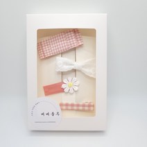 베베룰루 모여라 핑크 세트 아기 여아헤어핀 유아머리핀