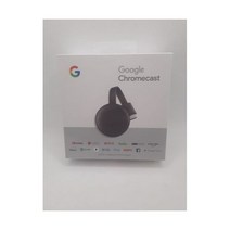 구글 크롬캐스트 3rd Gen GA00439-LA Black 1080P HDMI Streaming Device SEALED