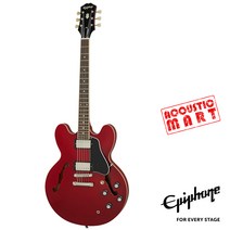 에피폰 ES335 ES-335 Cherry 세미할로우 일렉 기타