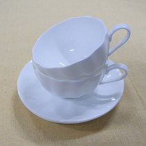 본차이나 홍차 펌킨 화이트 찻잔세트