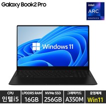 삼성전자 갤럭시북2 프로 15.6, NT950XEV-G51A, WIN11 Home, 16GB, 256GB, 코어i5, 그라파이트