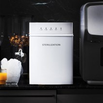 [국산 평생AS] 라이센 가정용 미니 제빙기 V4 기본형 UV-C 캠핑용 사무실 아이스메이커 제빙기 15KG, 기본형(담수형)