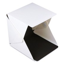포토박스 박스 스튜디오 촬영배경지 미니스튜디오 유튜브조명 촬영박스 누끼보드휴대용 접이식 라이트박스, 01, 01 2-color background