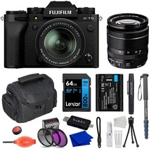 Fujifilm 후지 필름 X-T5 18-55mm 렌즈 포함 후지필름 미러리스 카메라(블랙