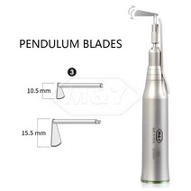 스틸엔진톱 소형엔진톱 이식/치과 왕복 톱날 뼈 절단 핸드피스 외과 임플란트 모터, 01 PENDULUM BLADES