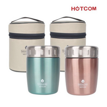 핫콤 죽통 겸 도시락 420ml 수능도시락, 상세설명 참조, JBL-420 매트핑크