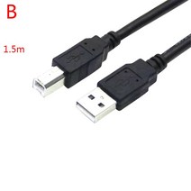 [기타촬영용품]USB 프린터 케이블 2.0 유형 A 남성-유형 B 남성 스캐너, B