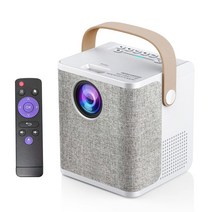 LD01 휴대용 LED 프로젝터 안드로이드 7.1 LCD 홈 시어터 2.4G/5G 와이파이 bt4 0 무선 미러링 미디어 플레이어 리모컨 포함, [01] Projector, [02] 미국 플매트 카펫 러그