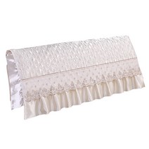 침실 장식용 침대 헤드 보드 슬립 커버 프로텍터 스트레치 방진 커버 베이지, 설명