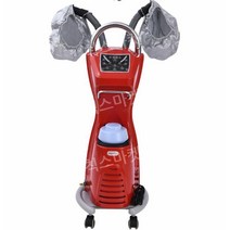 헤어 스팀기 업소용 염색 미용 파마 머리 기계 헤어샵 관리기 살롱 이발소, 레드