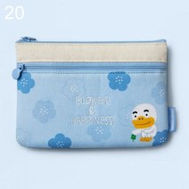 [특] 플라워테마 포켓 플랫파우치M 튜브 185x125mm 20개