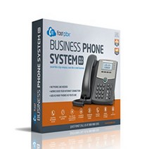 Fast PBX Business Phone System / 4-Line Business Class IP Handset with Gigabit Pass-Through, 1