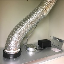 주방 환풍기 렌지후드 자바라 연통 100파이 125파이, 1개