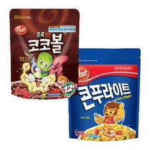 [달담박스]동서 포스트 콘푸라이트 1100g+오곡코코볼 1000g, 2개