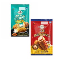 올따옴 고메 냉동 오리지널 핫도그 400g 1개+통모짜 치즈핫도그 340g 1개, 1세트