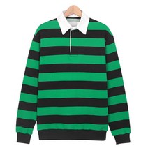 스콰즈 티셔츠 SOP026 4COLOR 남여공용 배색 단가라 카라티