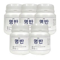 삼현제약 명반180g-5통 매염제, 180g, 5통, 5통