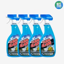 불순물 없는 유리 세정제 크린글라스 600ml 4개 창 문 클리너 크리너 세제
