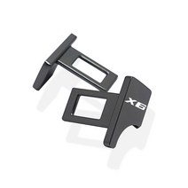 BMW 안전 벨트 버클 클립 커버 x1 x2 x3 x4 x5 x6, 2pc black For X6, 1개