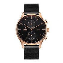 오바쿠 [오바쿠 OBAKU] V196GUVBMB GRAN NIGHT 남성용 멀티 메쉬 시계 43mm