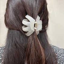파스텔 숱많은 반집게핀 볼륨포니 헤어핀 집게핀 하는법 만두핀 왕 대왕 소라집게 무지 긴머리집게, 오렌지