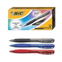 빅 BIC BU3 그립 볼펜 1타(12자루)