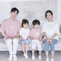 국내생산 하늘이 반팔 엄마와아기 21B08WK/ 패밀리룩 가족사진의상